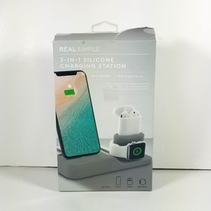 Real Simple 3in1 Silcone Apple Charging Station